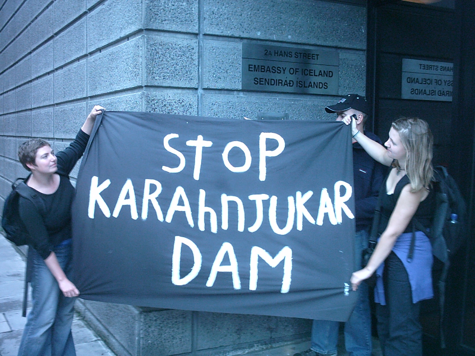Saving Iceland » Icelandic Embassy in London Invaded